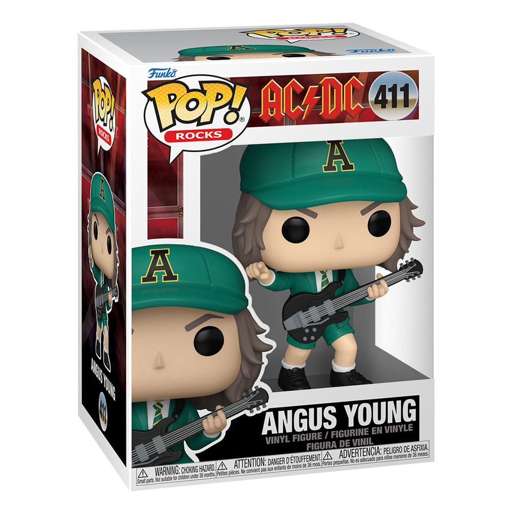 AC/DC POP! Rocks Vinyl Figur Angus Young(Green) 9 cm Image 2