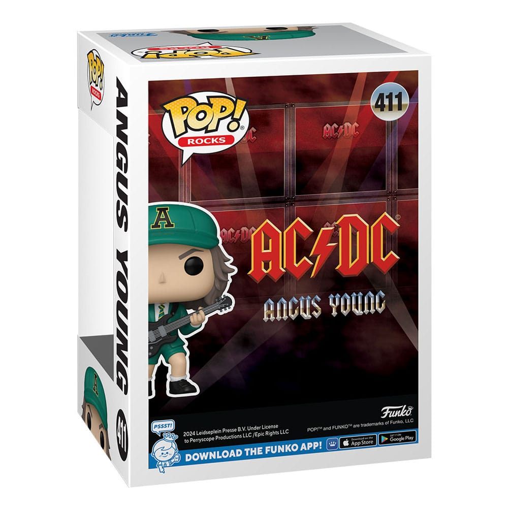AC/DC POP! Rocks Vinyl Figur Angus Young(Green) 9 cm Image 3
