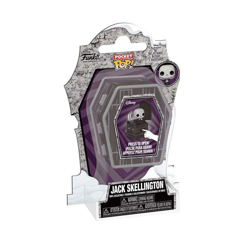 Nightmare Before Christmas Coffin Pocket POP! Vinyl Figur Jack Skellington 6 cm Image 2