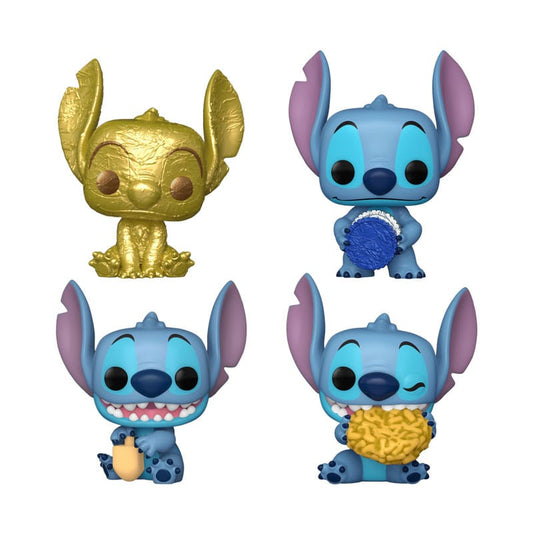 Stitch Holiday 2024 Pocket POP! Vinyl Minifiguren 4er-Pack Dreidel Box 4 cm Image 1