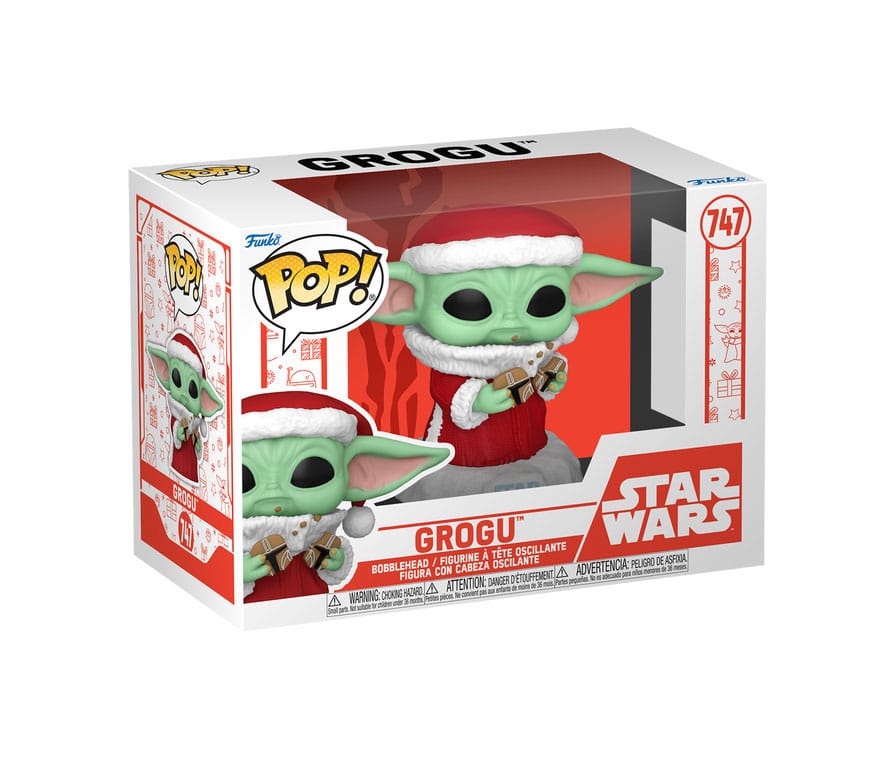 Star Wars: Mandalorian POP! Vinyl Figur Holiday Grogu 9 cm Image 2