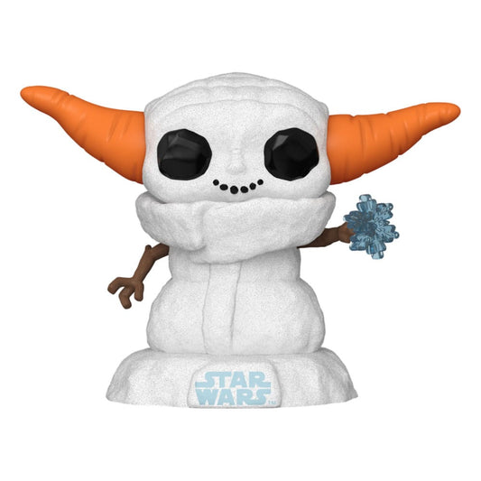 Star Wars: Mandalorian POP! Vinyl Figur Holiday Grogu SNWMN 9 cm Image 1