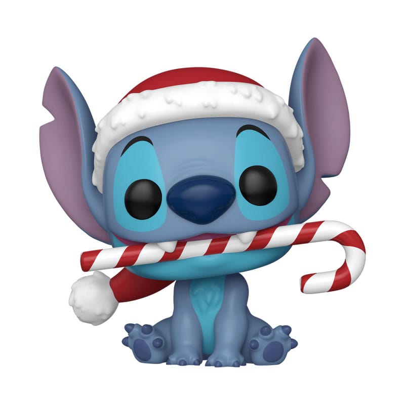 Disney POP! Vinyl Figur Holiday Stitch w/CC 9 cm Image 1