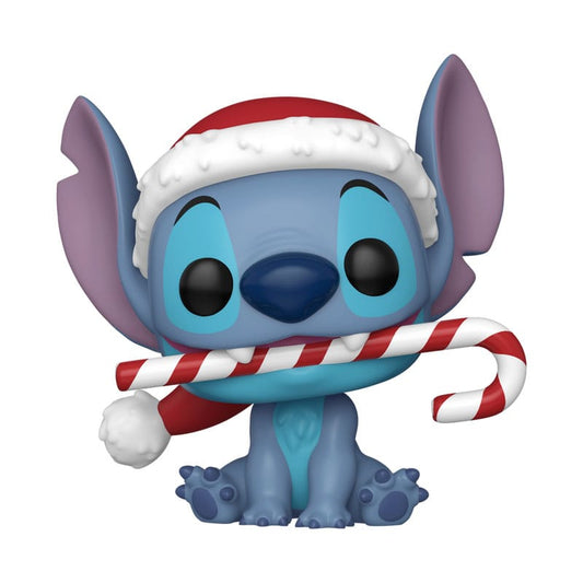 Disney POP! Vinyl Figur Holiday Stitch w/CC 9 cm Image 1