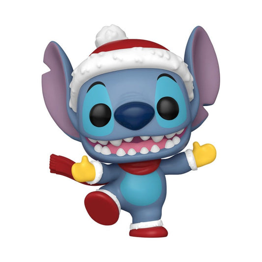 Disney POP! Vinyl Figur Holiday Stitch w/Hat 9 cm Image 1
