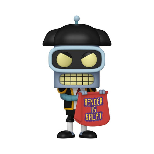 Futurama Pop! Animation Vinyl Figur Bender (Matador) 9 cm Image 1
