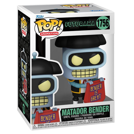 Futurama Pop! Animation Vinyl Figur Bender (Matador) 9 cm Image 2