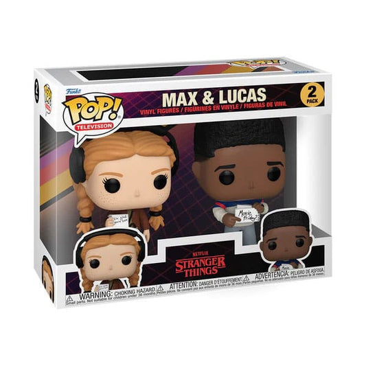 Stranger Things POP! Animation Vinyl Figuren 2er-Pack Max & Lucas 9 cm Image 2