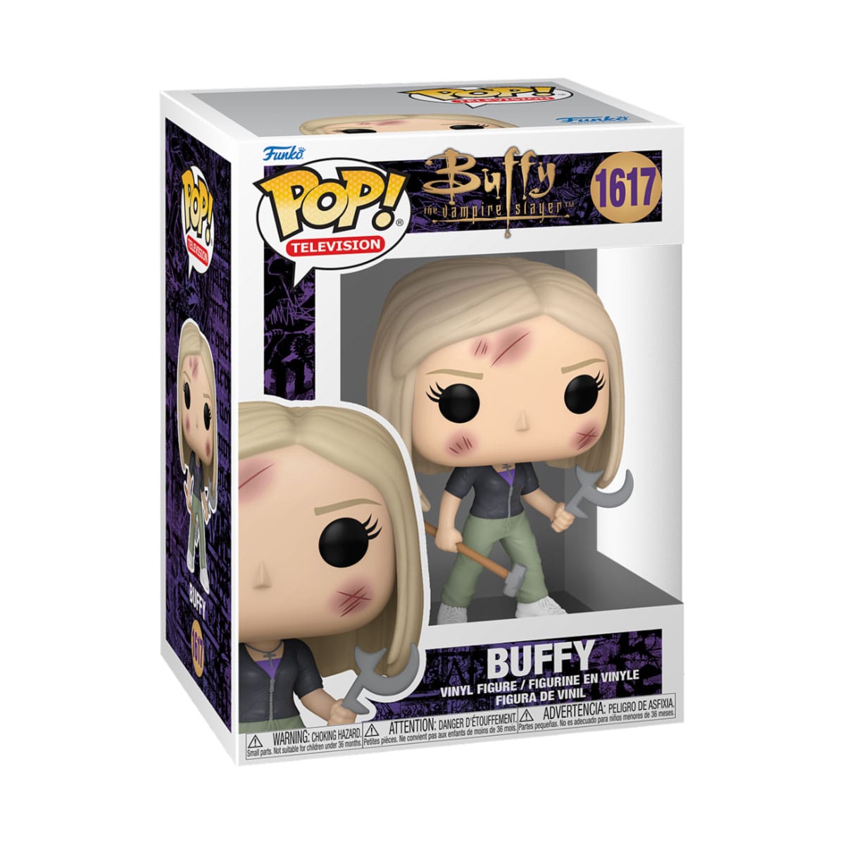 Buffy - Im Bann der Dämonen POP! TV Vinyl Figur Buffy w/Weapons 9 cm Image 2