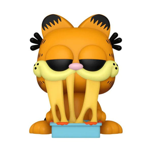Garfield POP! Comics Vinyl Figur Garfield w/Lasagna Pan 9 cm Image 1
