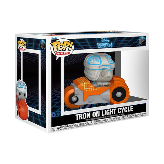 Tron(1982) POP! Rides Deluxe Vinyl Figur Tron w/Cycle 9 cm Image 2