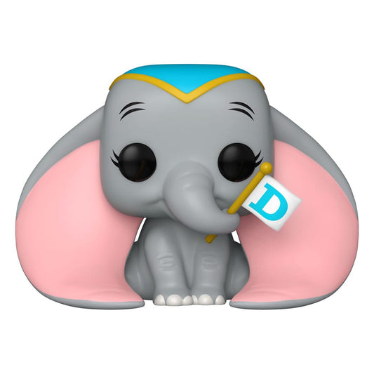 Dumbo POP! Disney Vinyl Figur Dumbo w/flag 9 cm Image 1