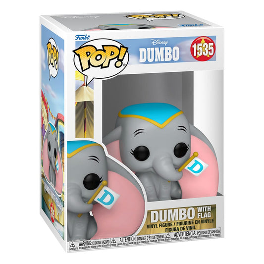 Dumbo POP! Disney Vinyl Figur Dumbo w/flag 9 cm Image 2