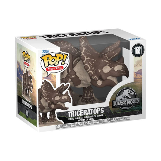 Jurassic Park Fossil POP! Movies Vinyl Figur Triceratops 9 cm Image 2