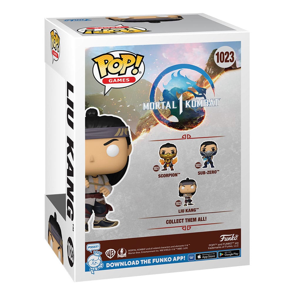 Mortal Kombat POP! Games Vinyl Figur Liu Kang (God of Fire) 9 cm Image 3
