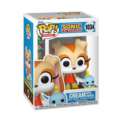 Sonic The Hedgehog POP & Buddy! Vinyl Figur Cream w/Cheese 9 cm Image 2
