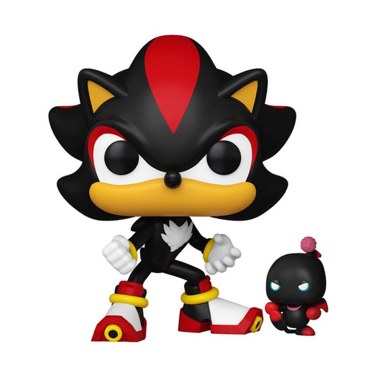 Sonic The Hedgehog POP & Buddy! Vinyl Figur Shadow w/DChao 9 cm Image 1
