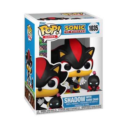 Sonic The Hedgehog POP & Buddy! Vinyl Figur Shadow w/DChao 9 cm Image 2