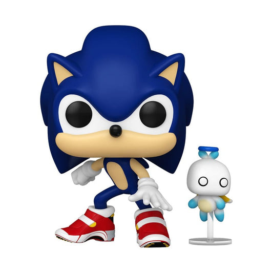 Sonic The Hedgehog POP & Buddy! Vinyl Figur Sonic w/ HChao 9 cm Image 1