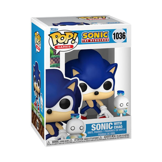 Sonic The Hedgehog POP & Buddy! Vinyl Figur Sonic w/ HChao 9 cm Image 2