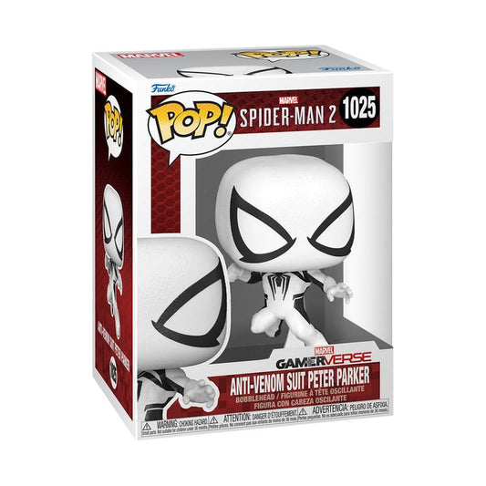 Spiderman 2 POP! Games Vinyl Figur Anti-Venom Peter 9 cm Image 2