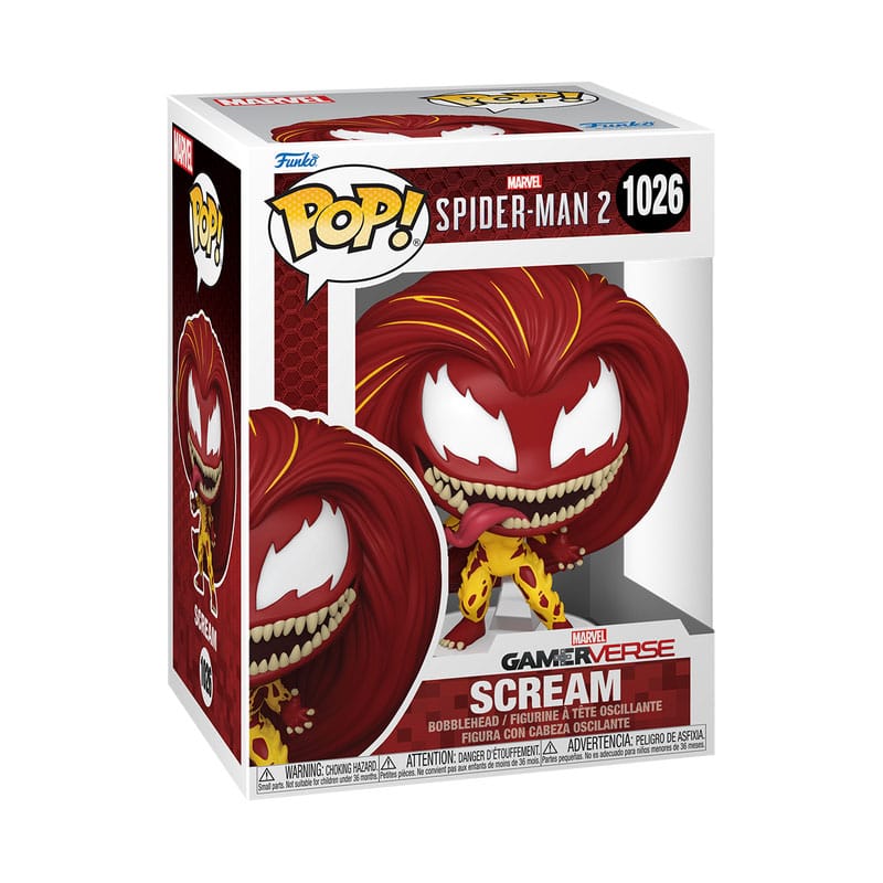 Spiderman 2 POP! Games Vinyl Figur Scream 9 cm Image 2