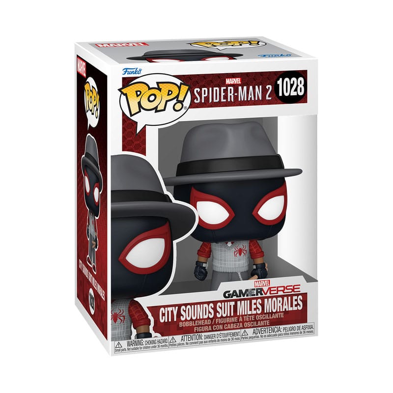 Spiderman 2 POP! Games Vinyl Figur City Sounds Miles 9 cm Image 2