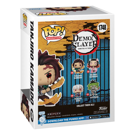 Demon Slayer: Kimetsu no Yaiba POP! Animation Vinyl Figuren Tanjiro(Sun Breathing) 9 cm Image 2