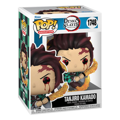 Demon Slayer: Kimetsu no Yaiba POP! Animation Vinyl Figuren Tanjiro(Sun Breathing) 9 cm Image 3
