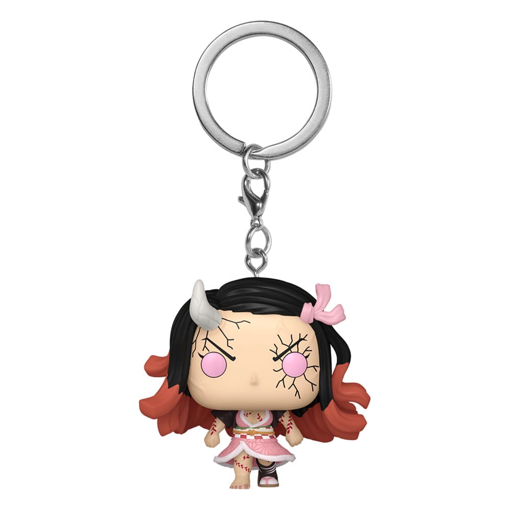 Demon Slayer: Kimetsu no Yaiba POP! Vinyl Schlüsselanhänger 4 cm Nezuko(Demon Form) Display (12) Image 1