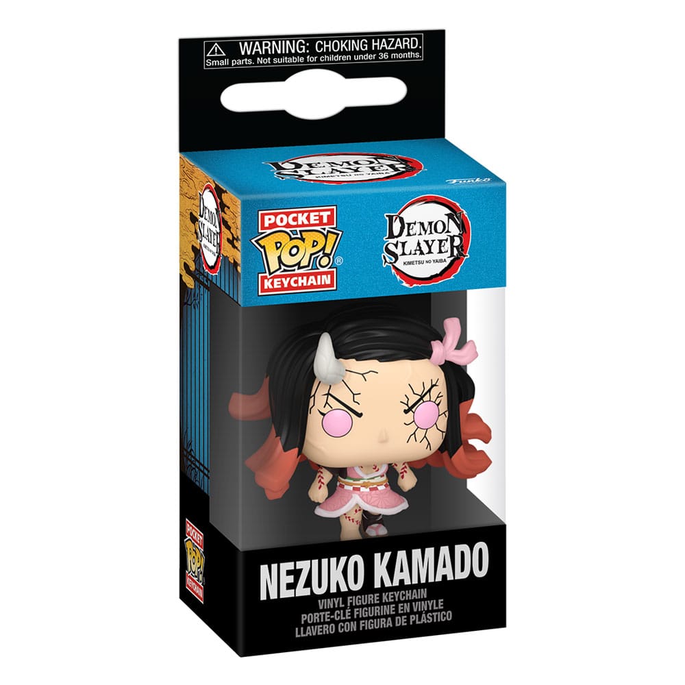 Demon Slayer: Kimetsu no Yaiba POP! Vinyl Schlüsselanhänger 4 cm Nezuko(Demon Form) Display (12) Image 2