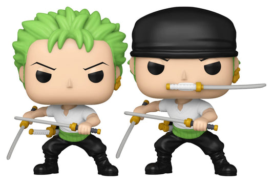 One Piece POP! Animation Vinyl Figuren Zoro (Refresh) w/Ch 9 cm Sortiment (6) Image 1