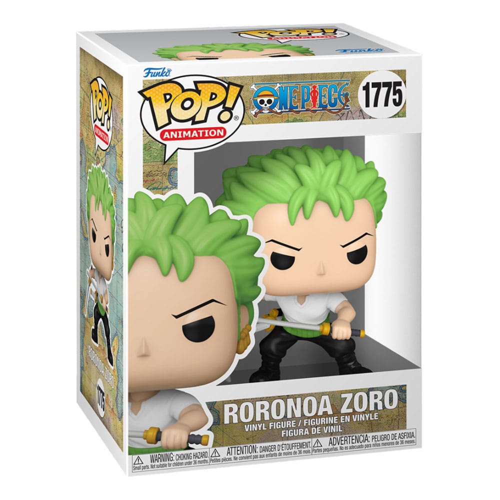 One Piece POP! Animation Vinyl Figuren Zoro (Refresh) w/Ch 9 cm Sortiment (6) Image 3