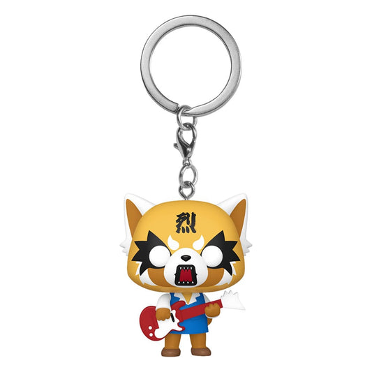 Sanrio POP! Vinyl Schlüsselanhänger 4 cm Aggretsuko w/Guitar Display (12) Image 1