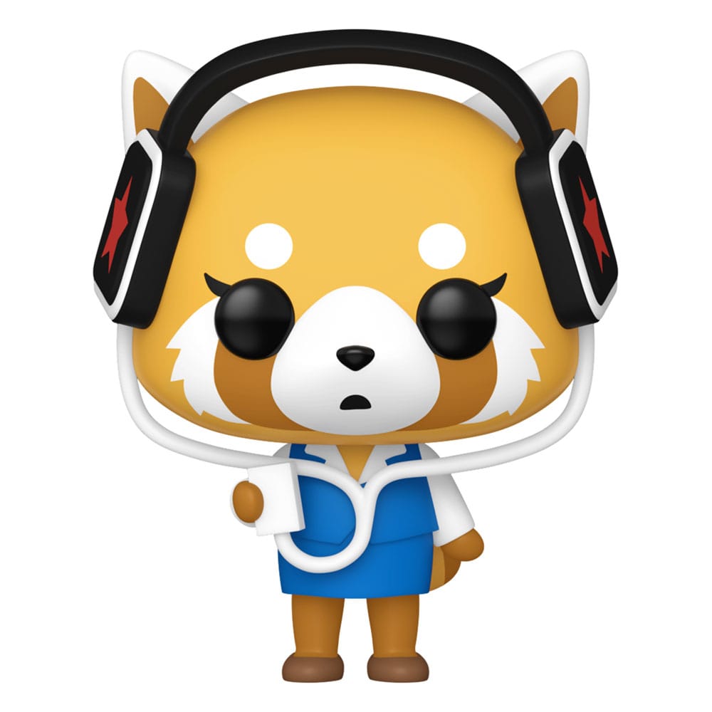 Sanrio POP! Animation Vinyl Figur Aggretsuko w/headphones 9 cm Image 1