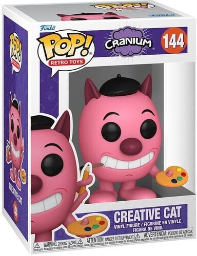 Cranium POP! Retro Toys Vinyl Figur Creative Cat 9 cm Image 2