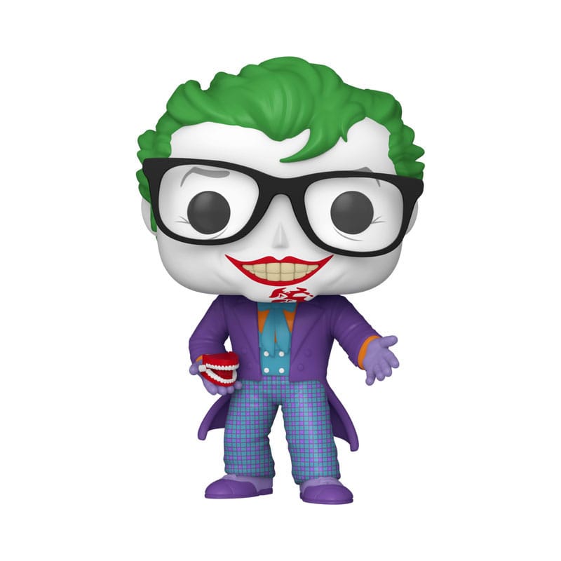 Batman 85th Anniversary POP! Movies Vinyl Figur The Joker w/Teeth 9 cm Image 1