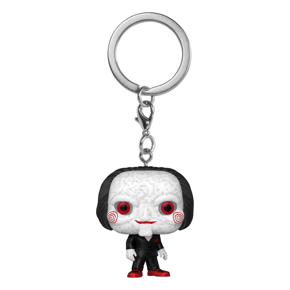 Saw Pocket POP! Vinyl Schlüsselanhänger 4 cm Billy the Puppet Display (12) Image 1