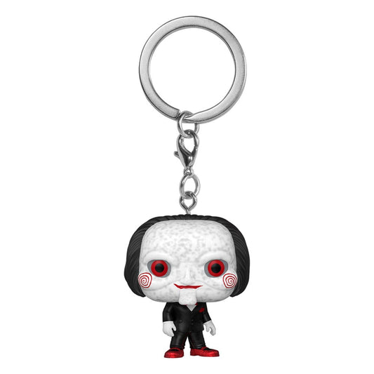 Saw Pocket POP! Vinyl Schlüsselanhänger 4 cm Billy the Puppet Display (12) Image 1