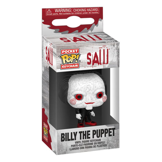 Saw Pocket POP! Vinyl Schlüsselanhänger 4 cm Billy the Puppet Display (12) Image 2