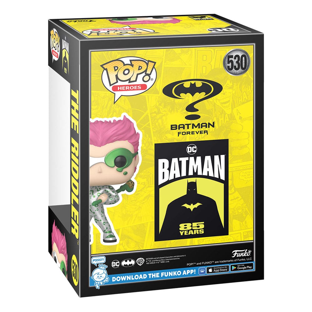 Batman 85th Anniversary POP! Movies Vinyl Figur The Riddler(MT) 9 cm Image 3