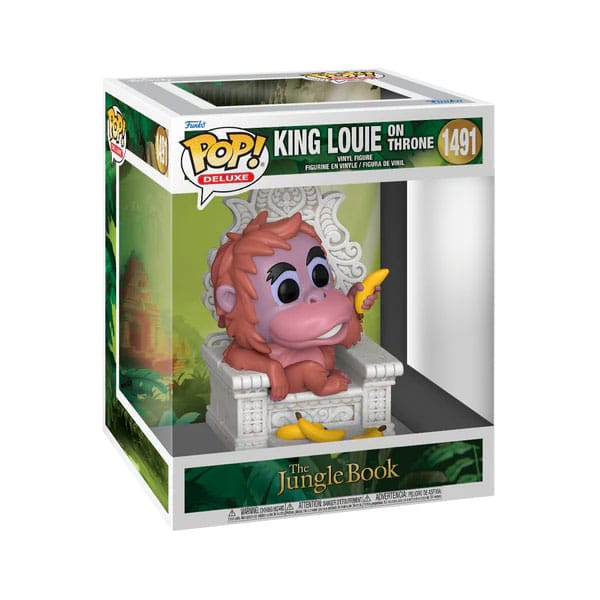 Das Dschungelbuch POP! Deluxe Vinyl Figur King Louie on throne 13 cm Image 2