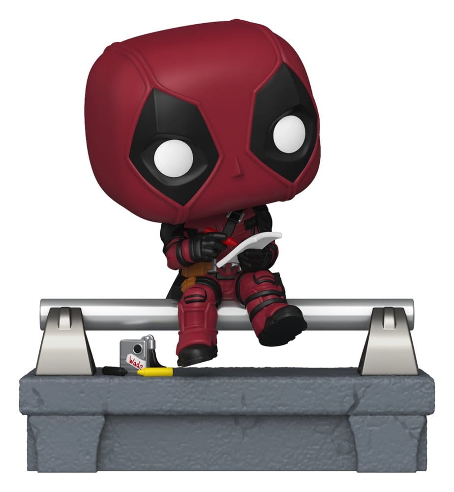 Marvel POP! Deluxe Vinyl Figur Deadpool on Bridge 9 cm Image 1