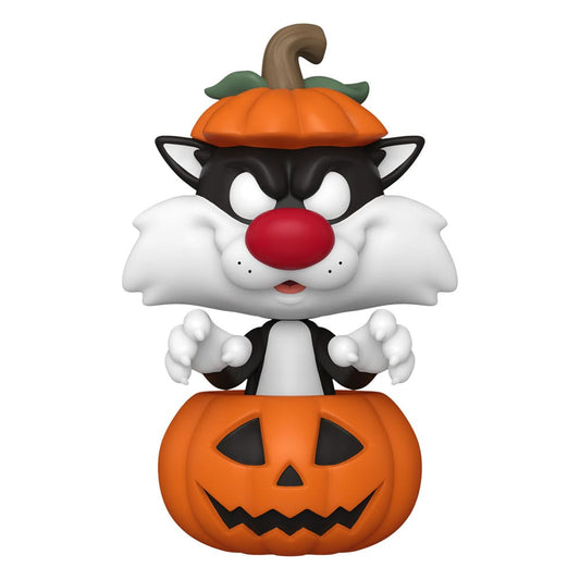 Looney Tunes POP! Television Vinyl Figur Halloween Sylvester w/Pumpkin 9 cm Image 1