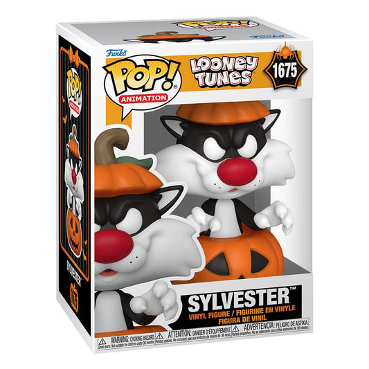 Looney Tunes POP! Television Vinyl Figur Halloween Sylvester w/Pumpkin 9 cm Image 2