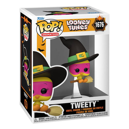 Looney Tunes POP! Television Vinyl Figur Halloween Tweety(Witch) 9 cm Image 2