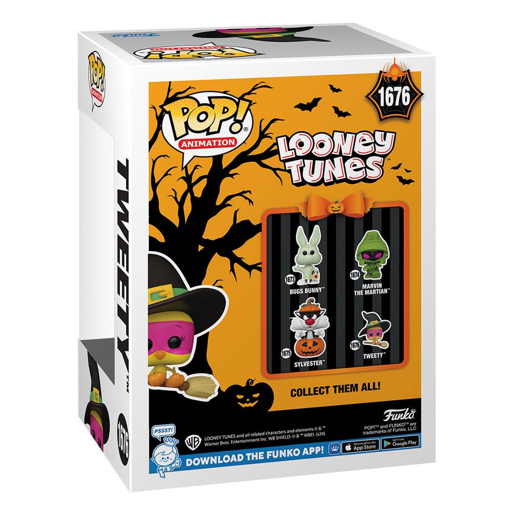 Looney Tunes POP! Television Vinyl Figur Halloween Tweety(Witch) 9 cm Image 3