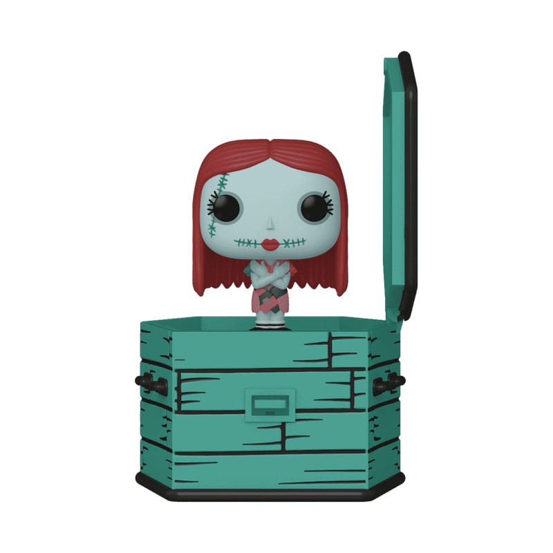 Nightmare Before Christmas Coffin Pocket POP! Vinyl Figur Sally Sewing 6 cm Image 1