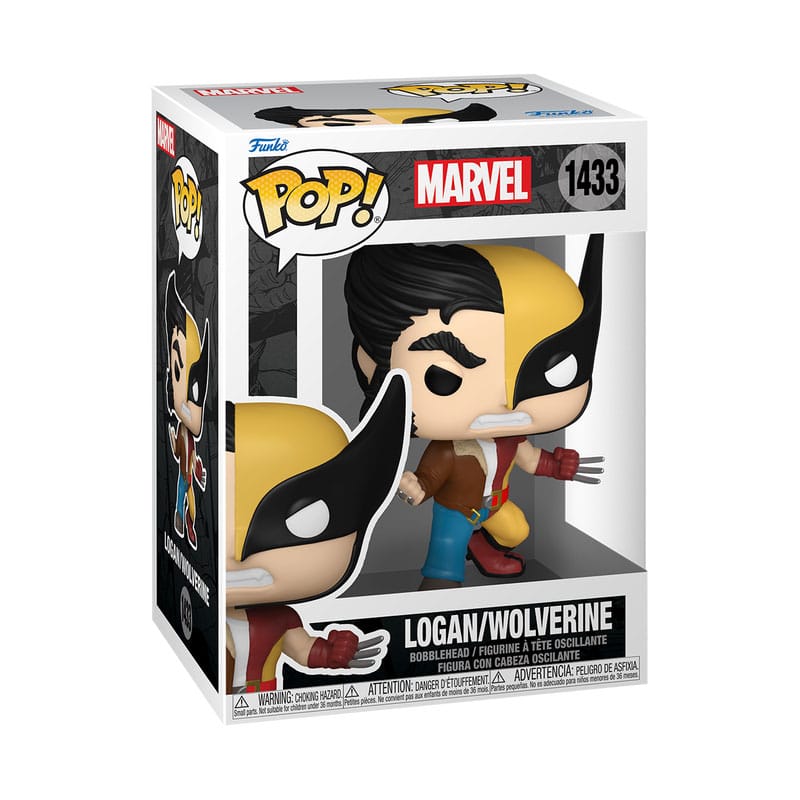 Marvel POP! Vinyl Figur Split- Wolverine/Logan 9 cm Image 2