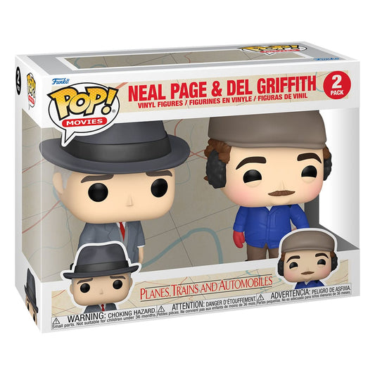 Ein Ticket für Zwei POP! Movies Vinyl Figuren 2er-Pack Neal Page & Del Griffith 9 cm Image 2